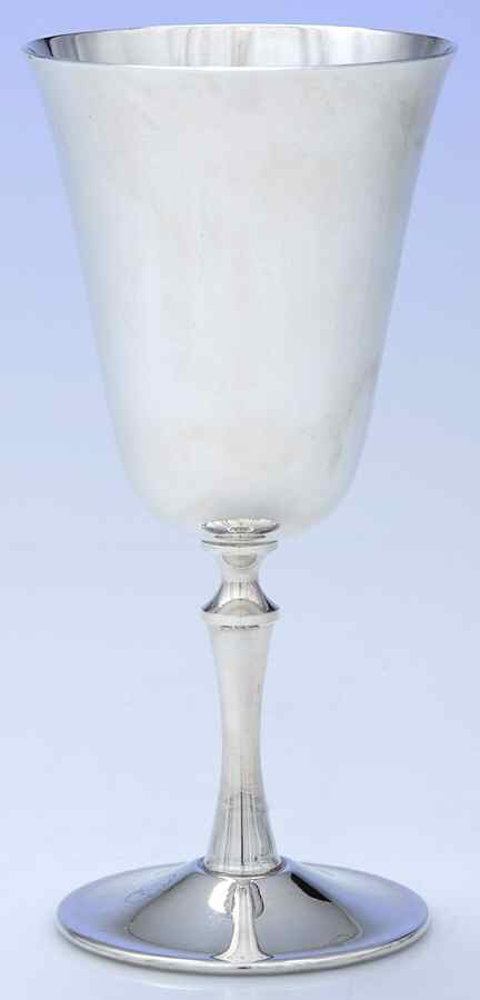 Silverplate Hollowware Water Goblet by E. L. Delberti-1