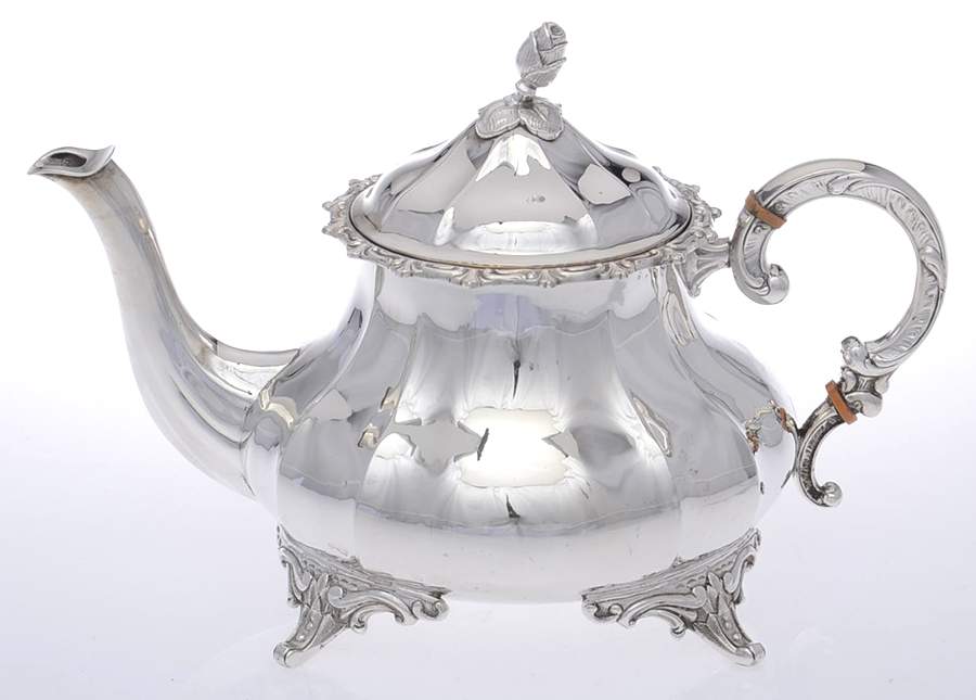 EUF9 (Sterling, Hollowware) Teapot by Eugen Ferner-1