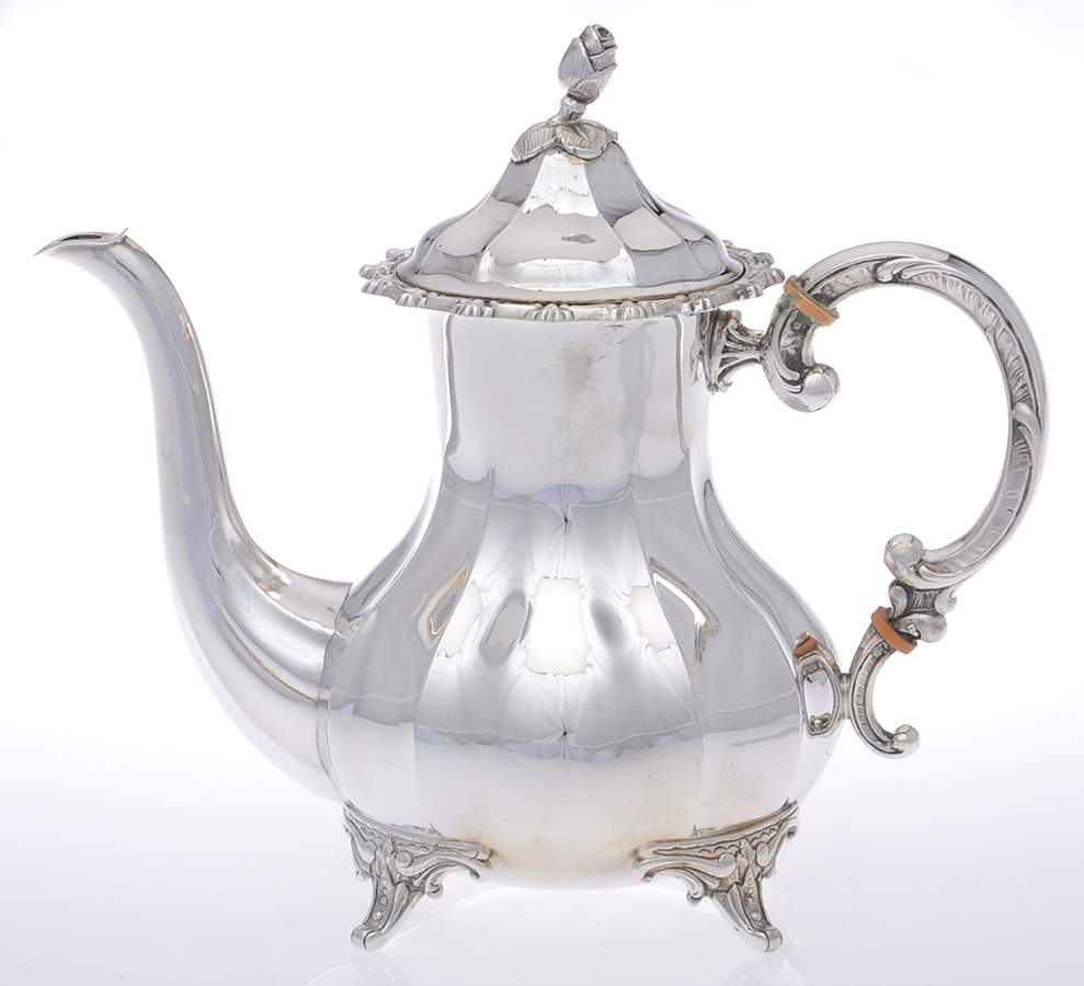 EUF9 (Sterling, Hollowware) Coffee Pot by Eugen Ferner-1