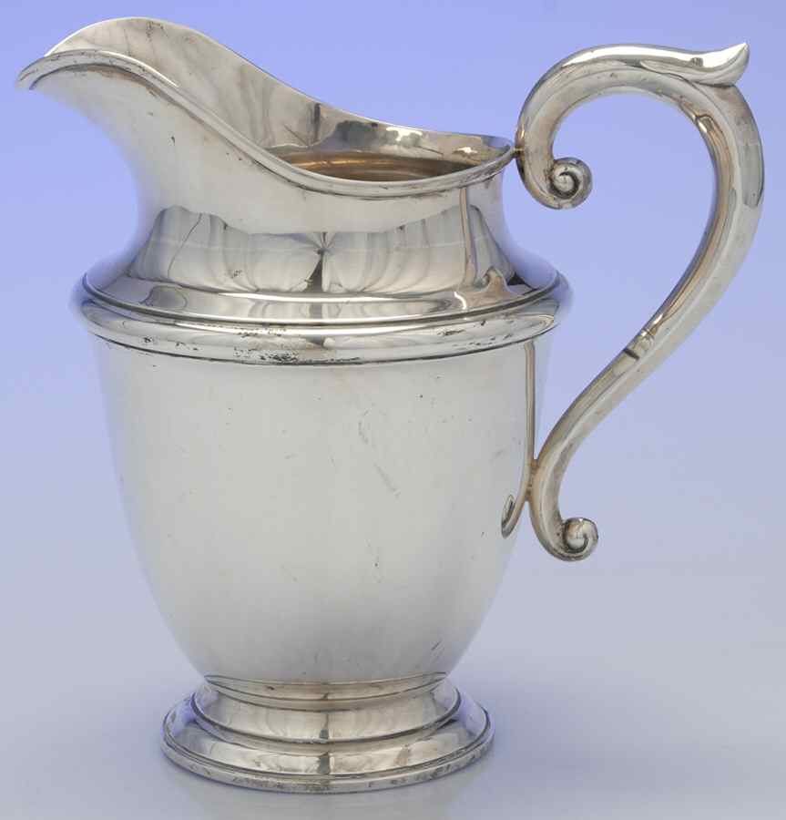 1918 (Sterling, Hollowware) 48 Oz Pitcher by Ellmore-1
