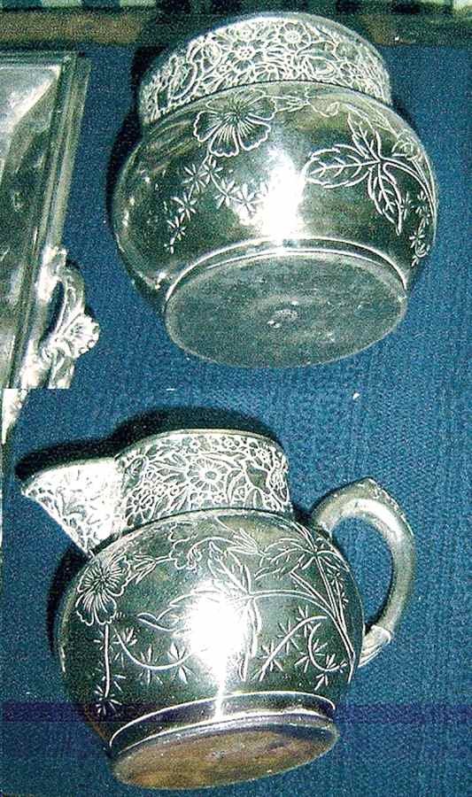 85 (Silverplate, Hollowware) Creamer by EG  Webster-1