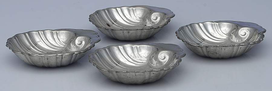 Pewter Hollowware Nut Dish - Set of 4 by Eastern-1