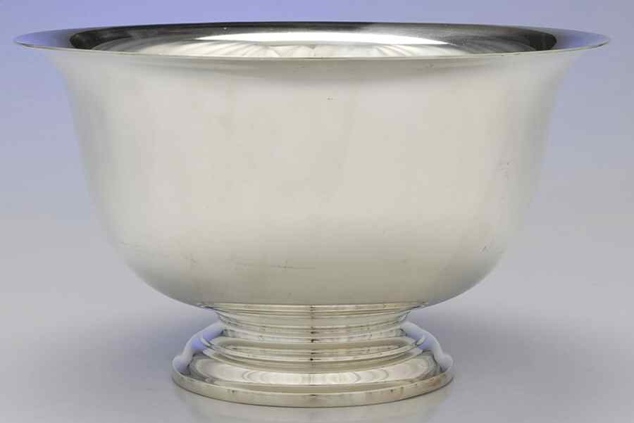 Paul Revere Bowls (Sterling, Hollowware) 12" Paul Revere Punch Bowl by Ellmore-1