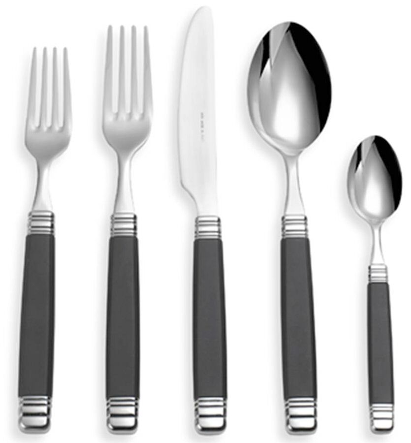 Rossini-Black (Stainless) Fork by Euro Ceramica-1