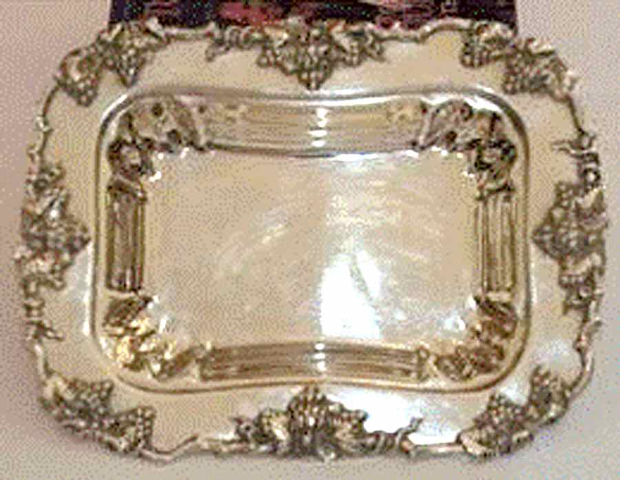 5336 (Silverplate, Hollowware) Rectangular Covered Vegetable,No Lid by EG  Webster-1