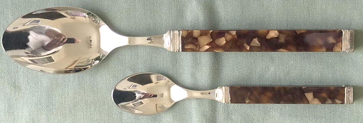 Kilim-Tortoise (Stainless) Teaspoon by EME Flatware-1