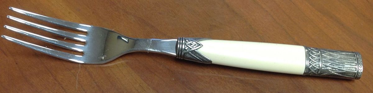 Aria-Ivory (Stainless) Fork by EME Flatware-1