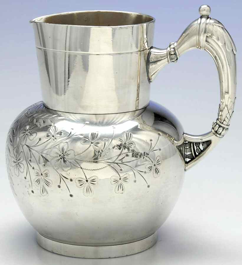 103 (Silverplate, Hollowware) 56 Oz Water Pitcher by EG  Webster-1