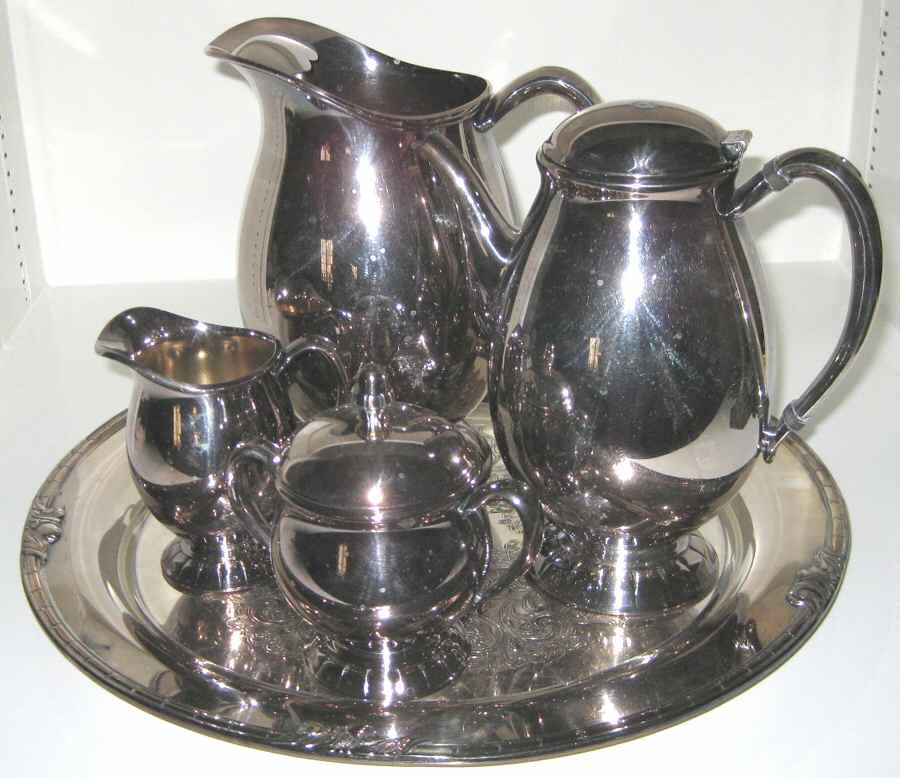 Gloriana (Silverplate, Hollowware) Silverplate Coffee Pot by Empire Crafts-1