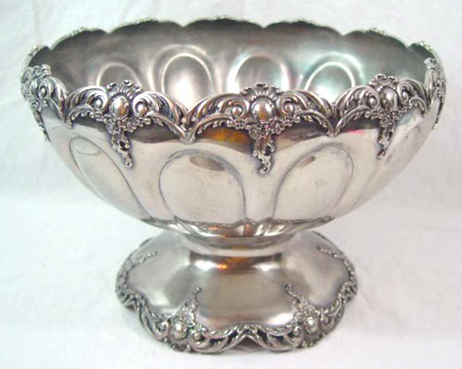 EGW16 (Silverplate, Hollowware) Punch Bowl by EG  Webster-1
