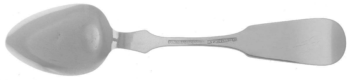 Coin Silver Flatware Teaspoon by E J Roberts-2