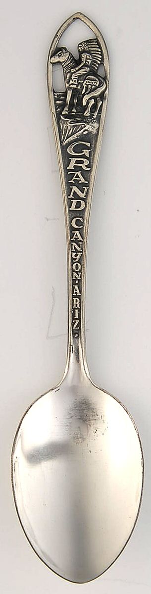 States & Cities Sovenir Spoons(Sterling) Arizona Demitasse Spoon by Enco-1