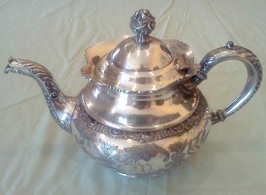 45 (Silverplate, Hollowware) Teapot by EG  Webster-1