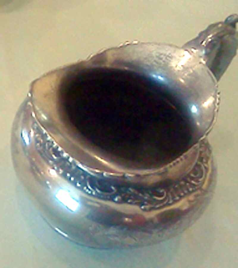 45 (Silverplate, Hollowware) Creamer by EG  Webster-1