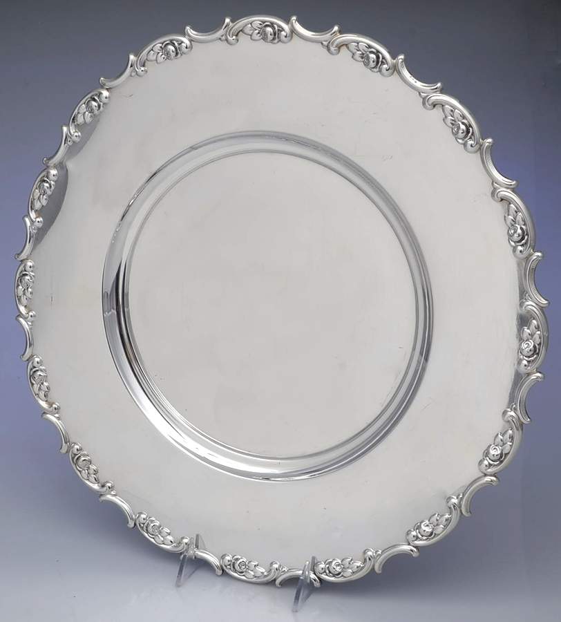 EUF8 (Silverplate, Hollowware) 16" Round Tray by Eugen Ferner-1