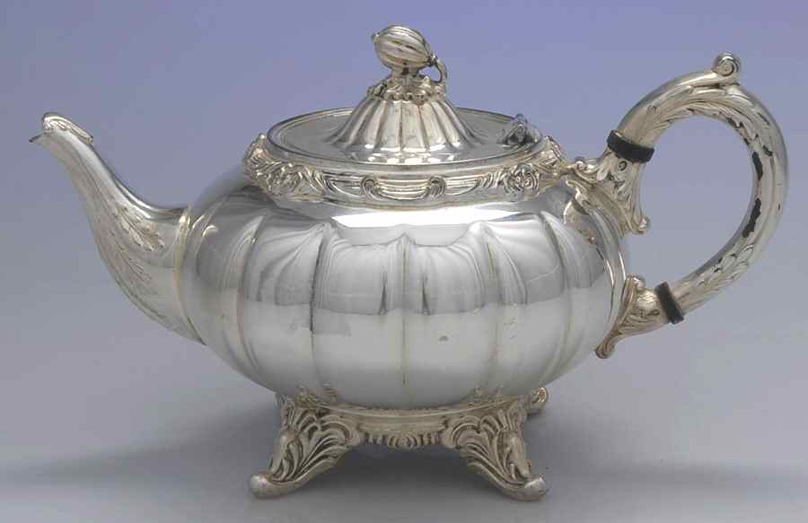 ENV6 (Silverplate, Hollowware) Teapot by English Silver Mfg Co.-1