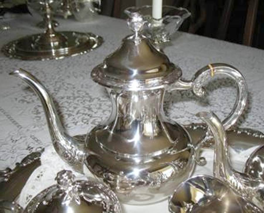 EUF6 (Sterling, Hollowware) Coffee Pot by Eugen Ferner-1