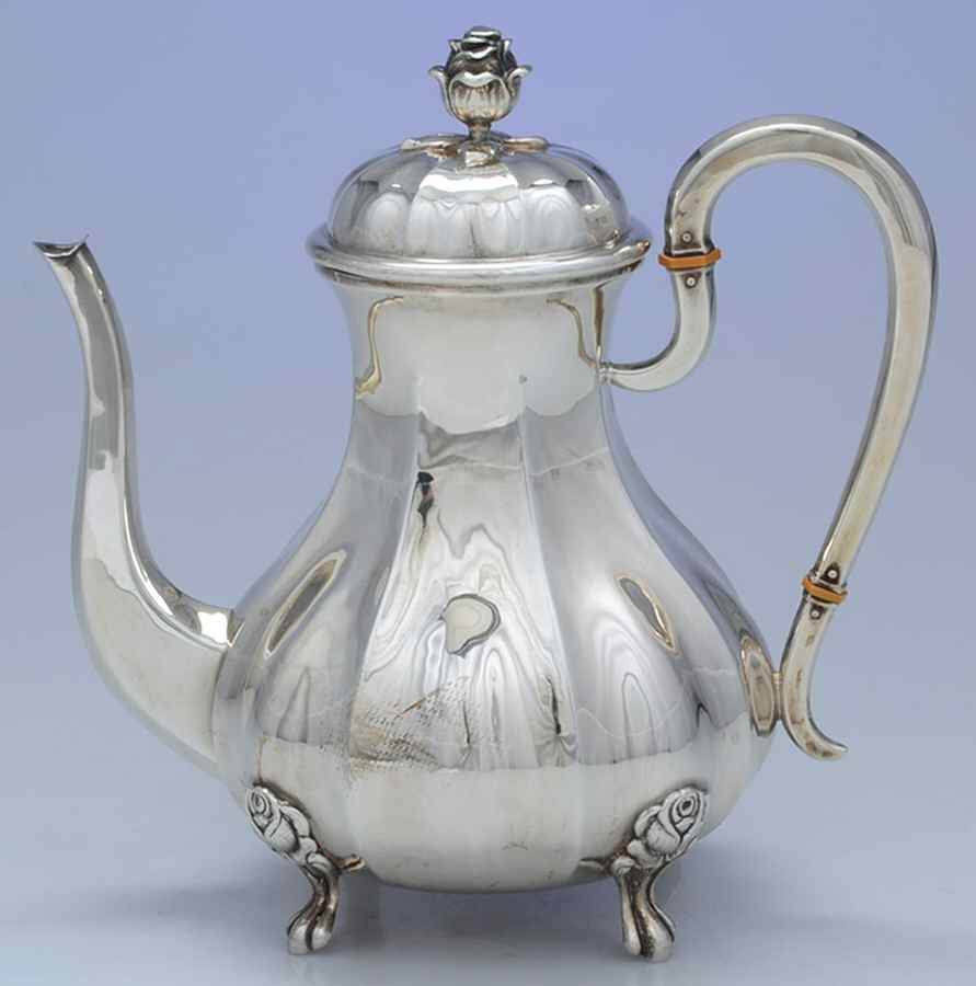 EUF2 (Sterling, Hollowware) Teapot by Eugen Ferner-1
