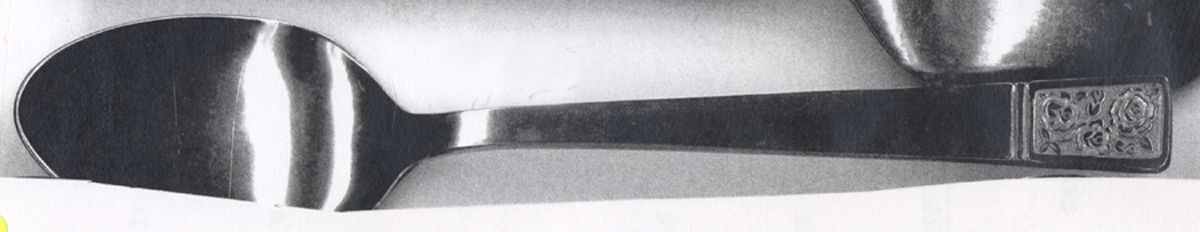 Rose Cotillion (Stainless) Teaspoon by Ekco Silver-1