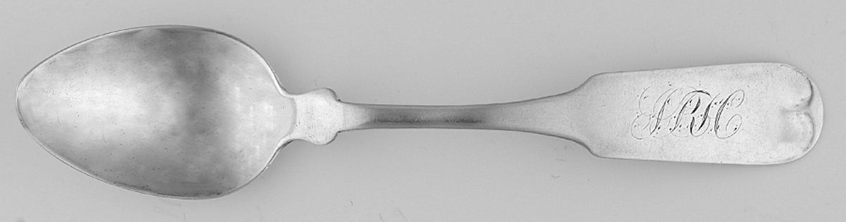 Coin Silver Flatware Teaspoon by Edward Davis-1