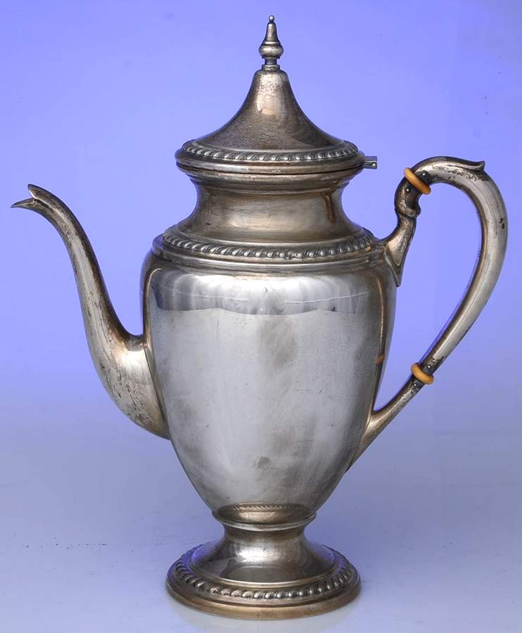 4300 (Sterling, Hollowware) Coffee Pot by Ellmore-1