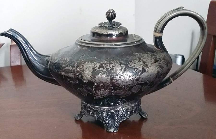 3233 (Silverplate, Hollowware) Teapot by Elkington-1