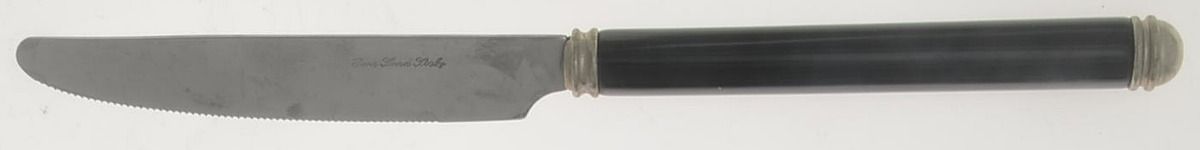 Linea-Pearl Black (Stainless) New French Hollow Knife by EME Flatware-1
