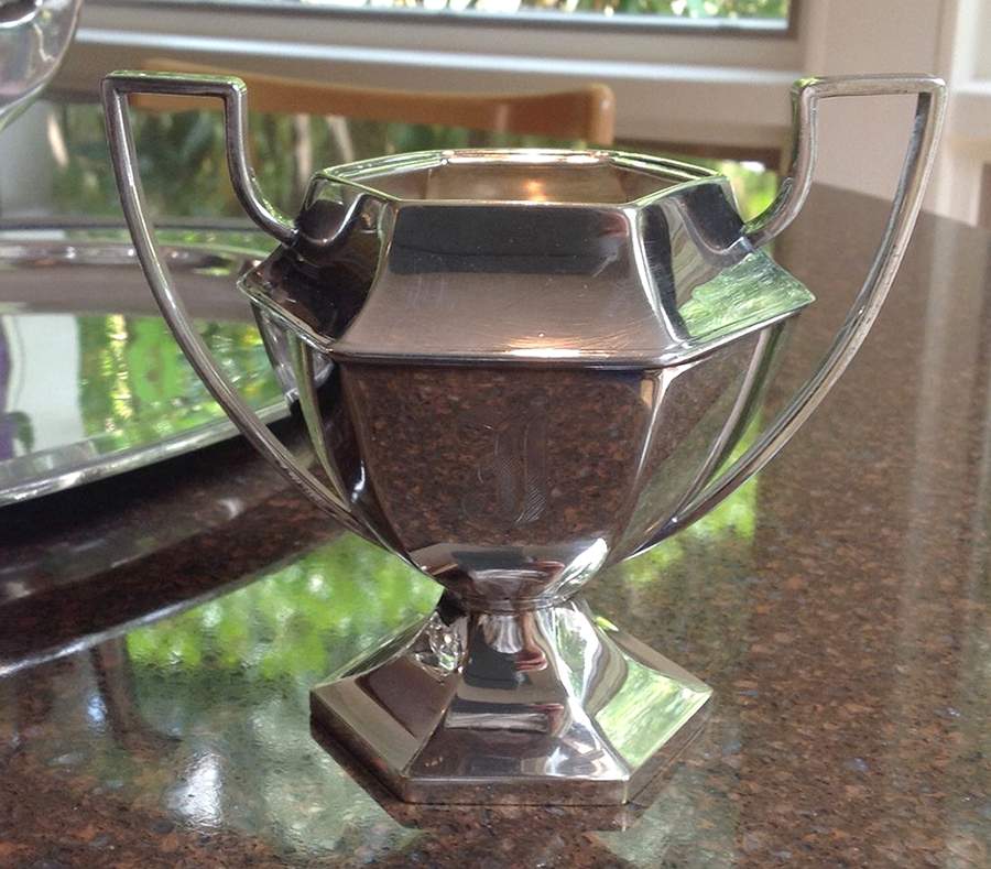190 (Silverplate, Hollowware) Sugar Bowl No Lid by EG  Webster-1