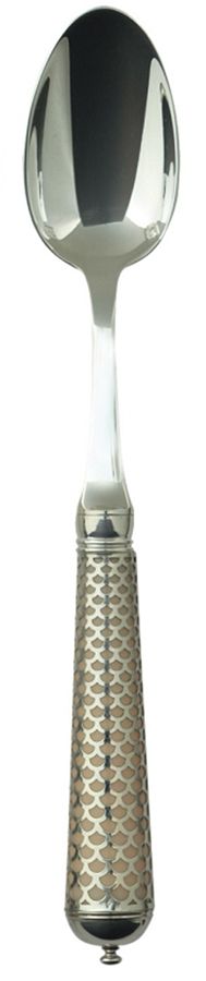 Calypso-Ivory (Sterling) Place/Oval Soup Spoon by Ercuis-1