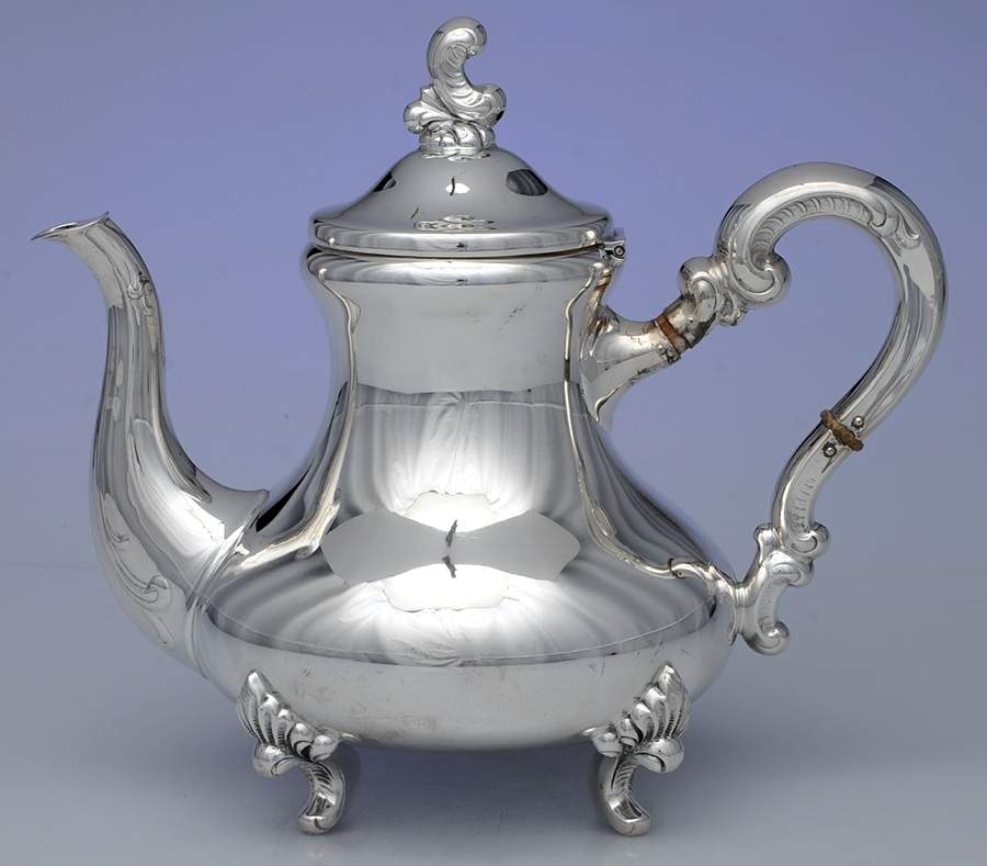 EIL3 (Sterling, Hollowware) Teapot by Emil Hermann (Germany)-1