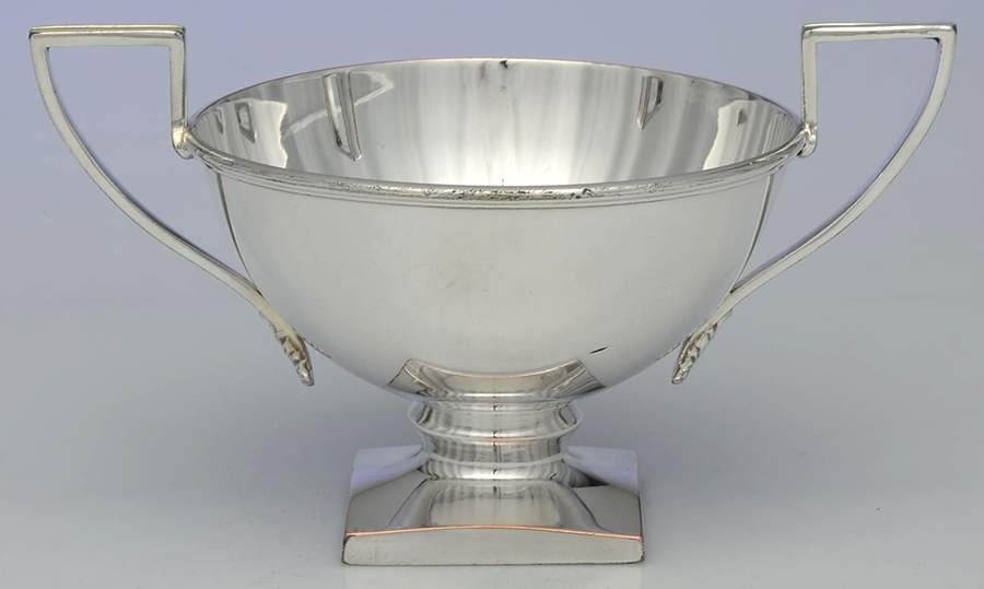 69 (Silverplate, Hollowware) Silverplate Open Sugar Bowl by EG  Webster-1