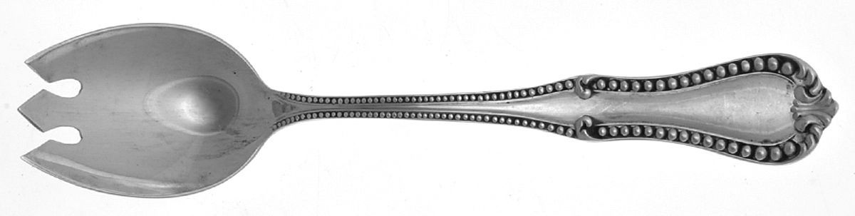 Georgian Bead (Sterling) Ice Cream Fork by Ellmore-1
