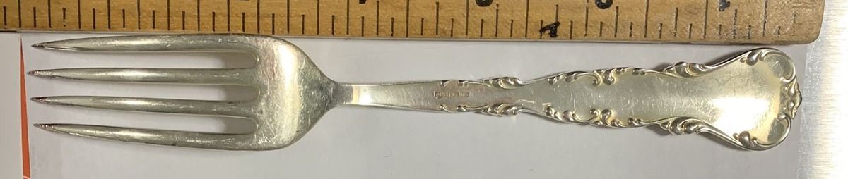 Neapolitan (Sterling, 1895) Individual Salad Fork by Ellmore-1
