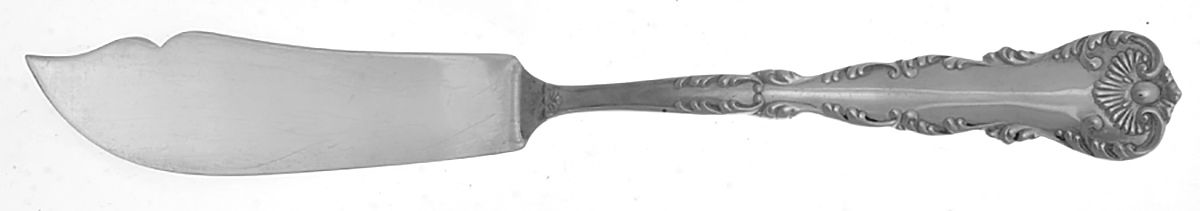 Neapolitan (Sterling, 1895) Flat Handle Master Butter Knife by Ellmore-1