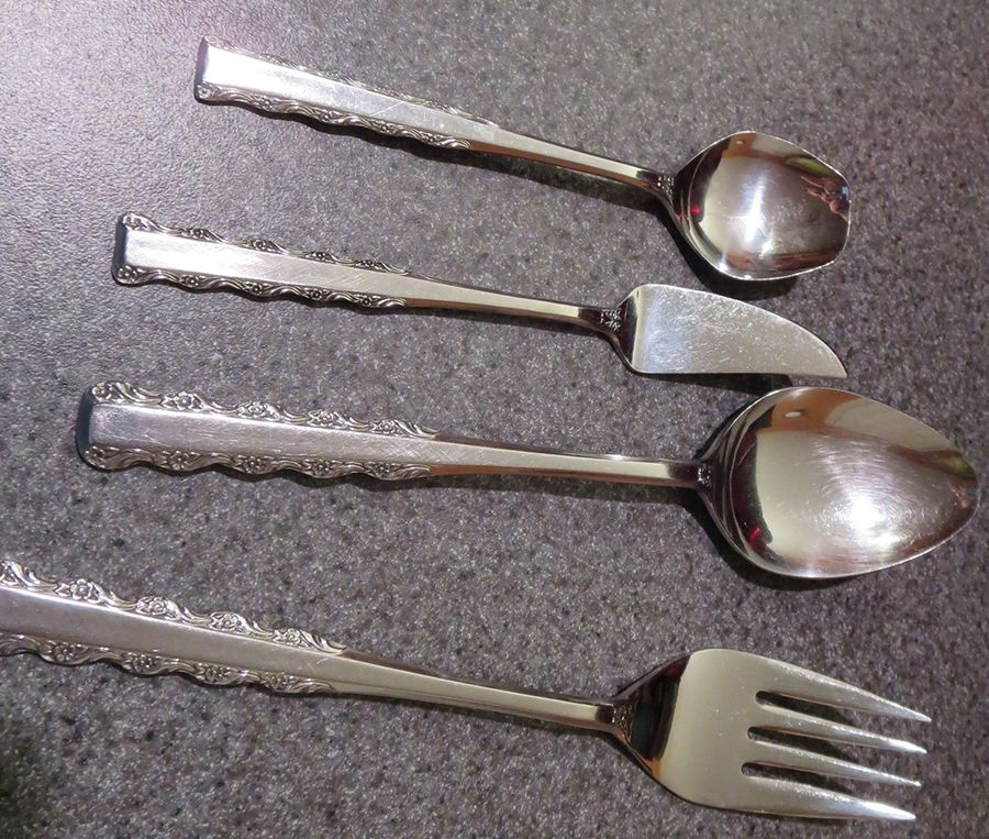 EKS54 (Stainless) Sugar Spoon by Ekco Silver-1