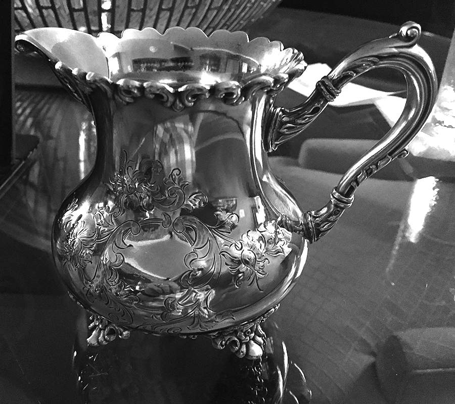 85-1 (Silverplate, Hollowware) Creamer by EG  Webster-1