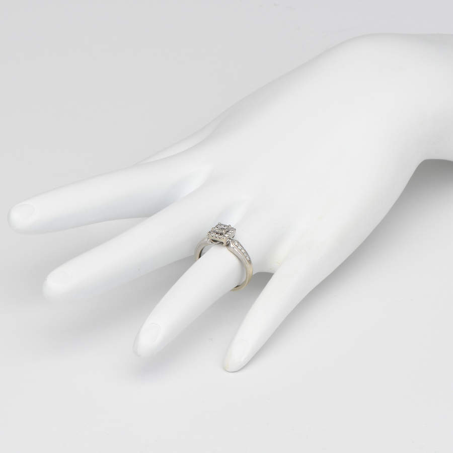 10KW Invisible Set Diamond(0.24) Ring-5