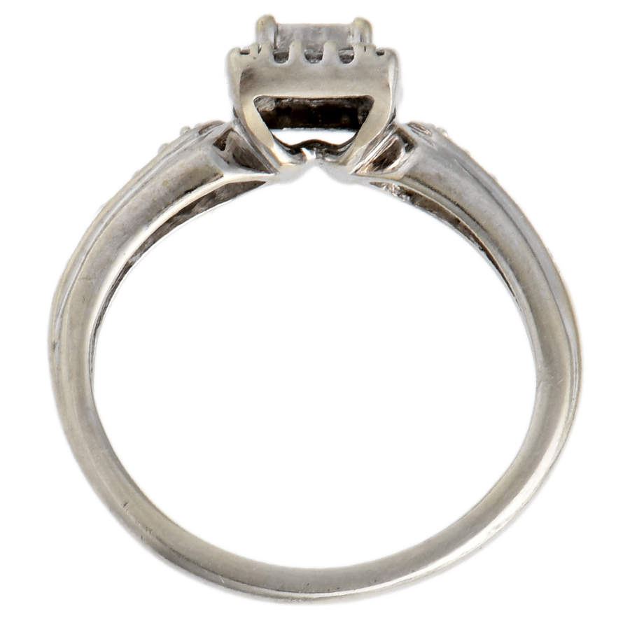 10KW Invisible Set Diamond(0.24) Ring-4