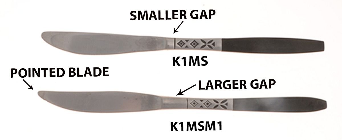 EKS5A (Stainless) Modern Solid Knife by Ekco Silver-1
