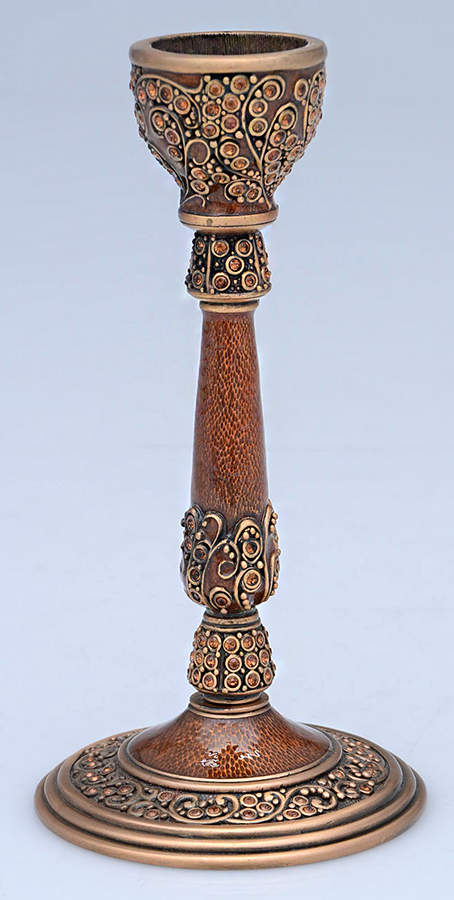 Stemware (Gold & Silverplated) Milan Stem-Gold Plated, Garnet w/Crystals by Edgar Berebi-1