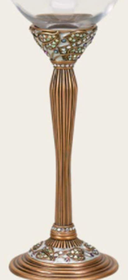 Stemware (Gold & Silverplated) Toulouse Stem-GP, Jonquil, Peridot, Amethyst &Pear by Edgar Berebi-1