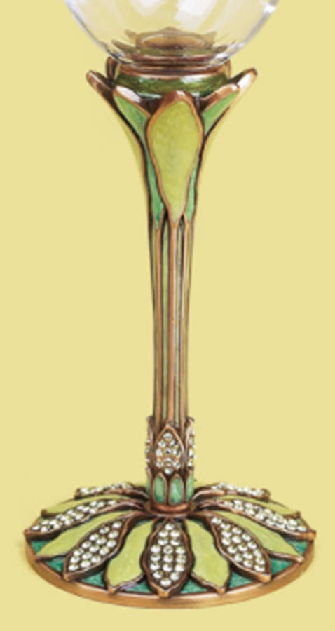 Stemware (Gold & Silverplated) Paradise Island Stem-Goldplated, Lime & Seaform by Edgar Berebi-1