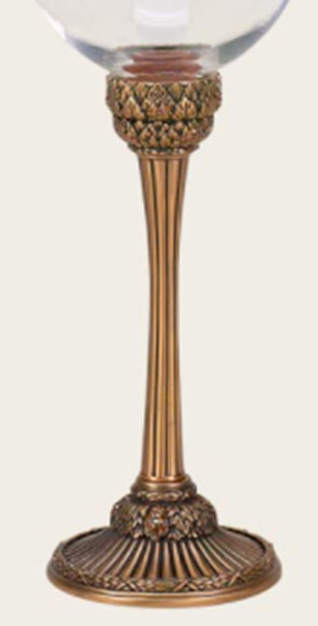 Stemware (Gold & Silverplated) Dresden Stem-Goldplated Crystal Copper by Edgar Berebi-1