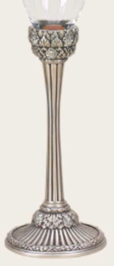 Stemware (Gold & Silverplated) Dresden Stem-Silverplate Crystal Moonlight by Edgar Berebi-1