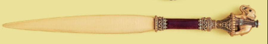 Desk Accessories Letter Opener with Stainless Blade by Edgar Berebi-1