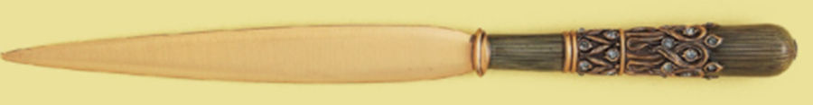 Desk Accessories Letter Opener with Stainless Blade by Edgar Berebi-1
