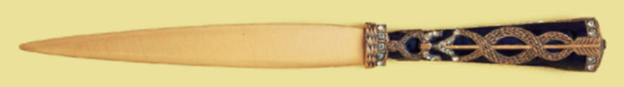 Desk Accessories Letter Opener with Stainless Blade by Edgar Berebi-1