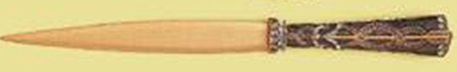 Desk Accessories Letter Opener with Stainless Blade by Edgar Berebi-1