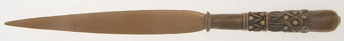 Desk Accessories Letter Opener with Stainless Blade by Edgar Berebi-1