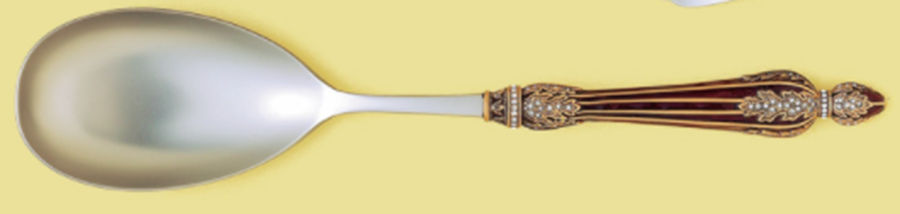 Table Top Serving Spoon with Stainless Bowl by Edgar Berebi-1
